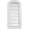 Ekena Millwork Arch Top Surface Mount PVC Gable Vent w/ 2"W x 2"P Brickmould Sill Frame, 12"W x 22"H GVPAR12X2203SN - alternate 1